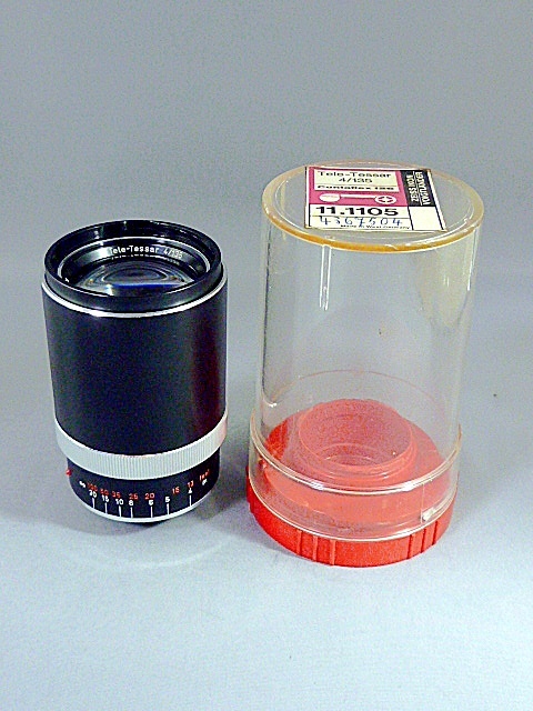 レア☆☆ツァイス CARL ZEISS TELE-TESSAR 4/135 確認済 CONTAFLEX126マウント 良品 ケース付