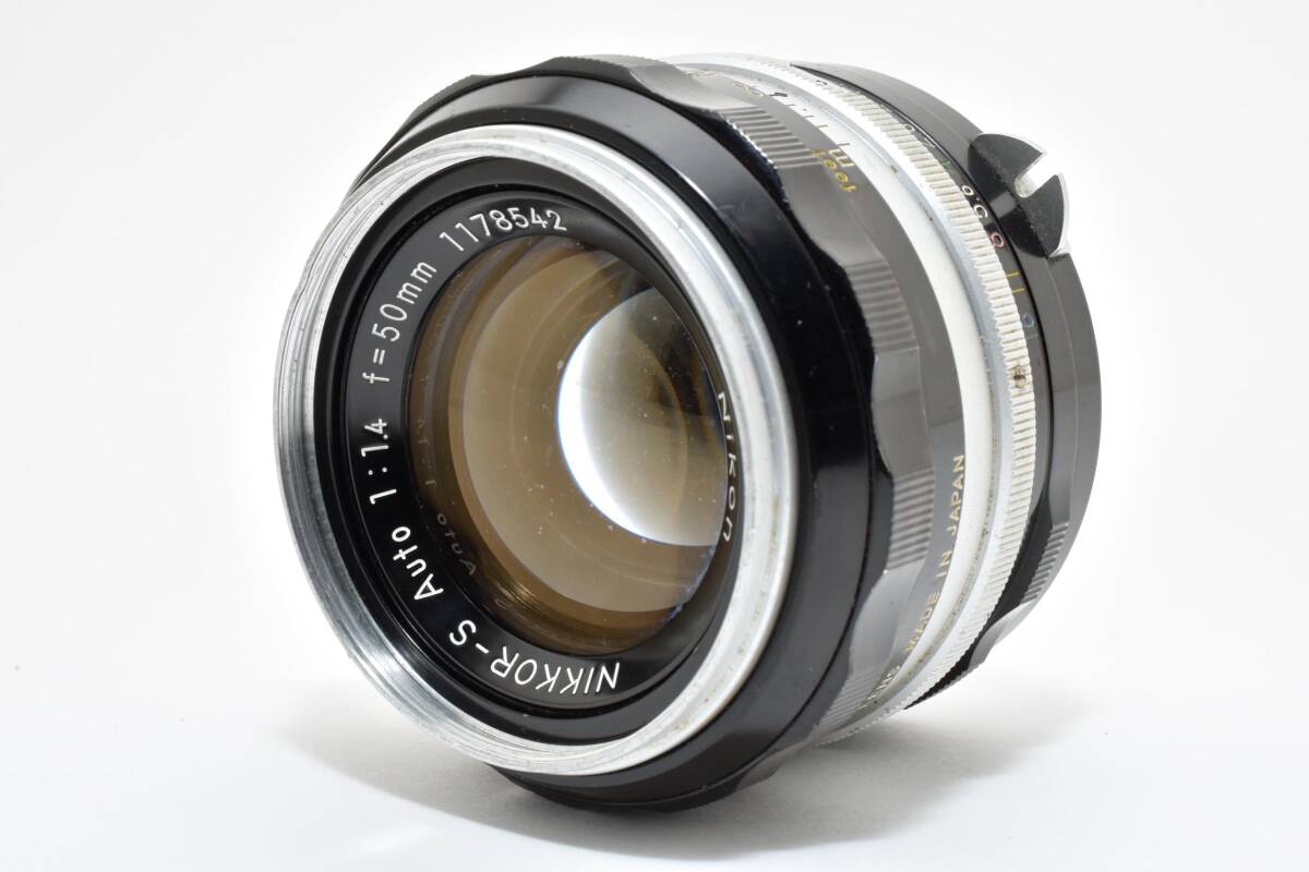 NIKON NIKKOR S Auto 50mm F1.4 ニコン 単焦点 オールドレンズ ★ #KKT2254h