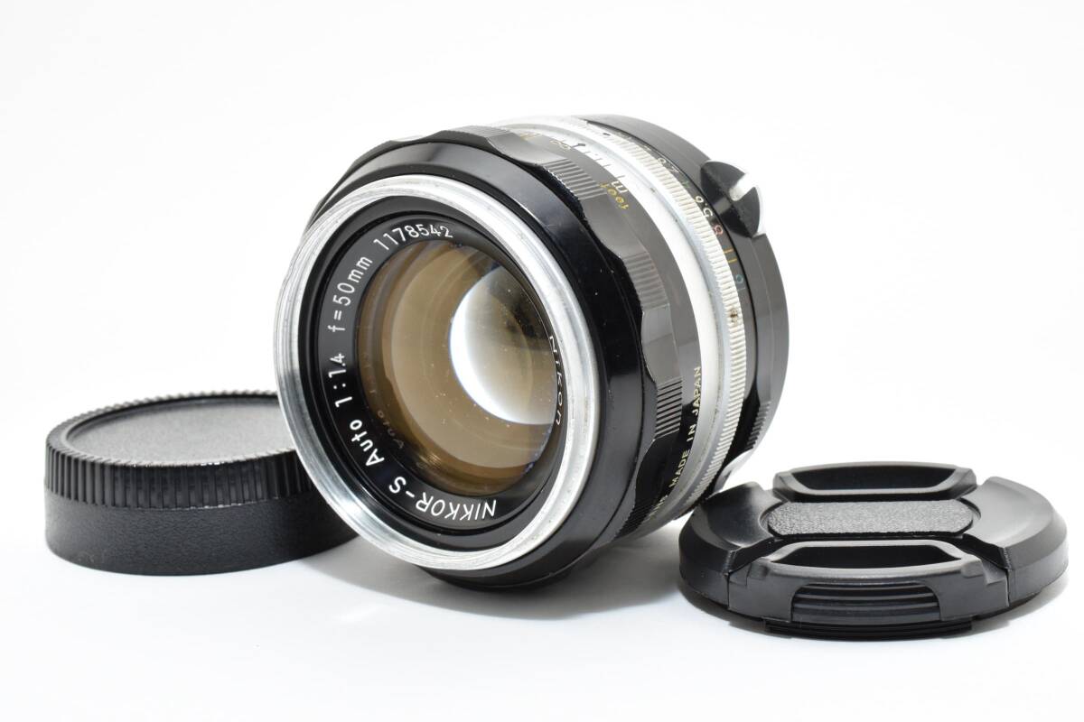 NIKON NIKKOR S Auto 50mm F1.4 ニコン 単焦点 オールドレンズ ★ ＃KKT2254h