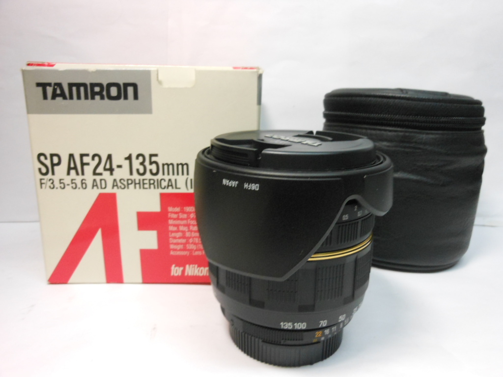 ☆銘玉☆超美品級☆タムロン TAMRON AF SP 24-135mm F3.5-5.6 MACRO ニコン 190D Nikon 即日発送 元箱・ケース付
