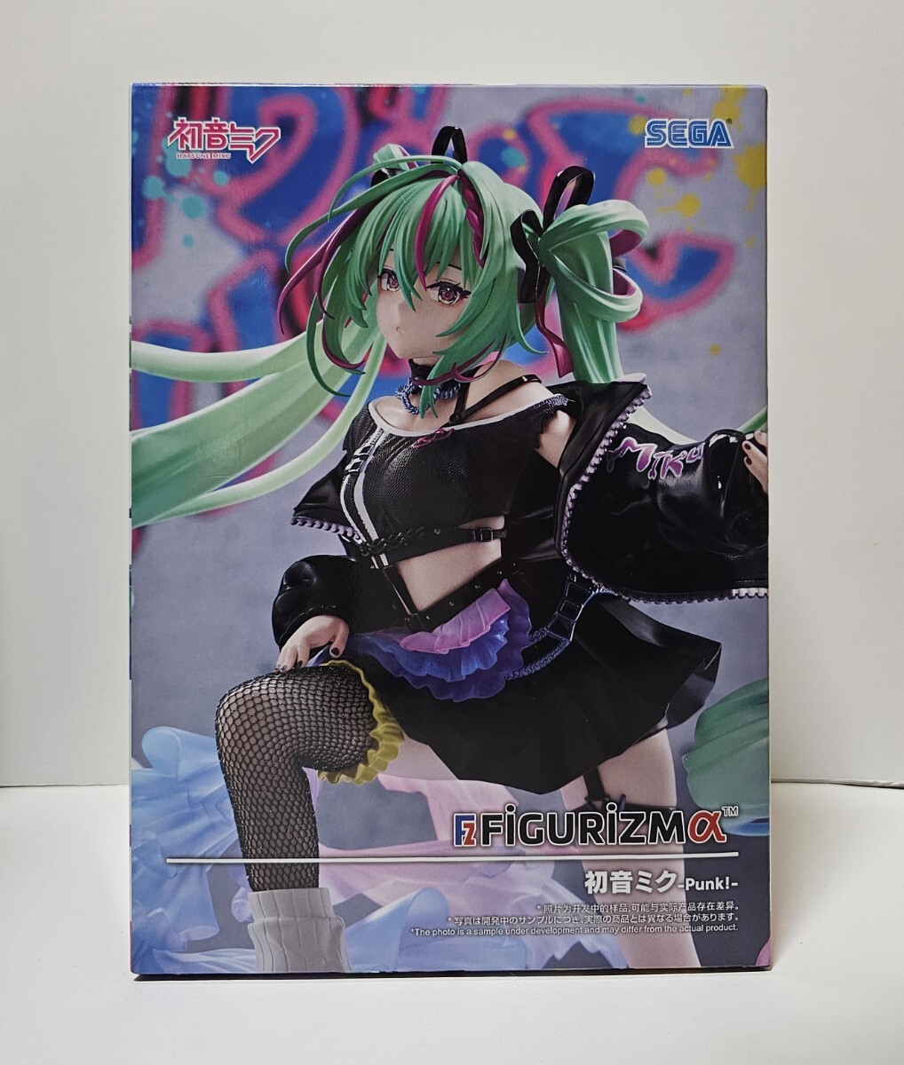 【未開封】 初音ミク FIGURIZMα 初音ミク -Punk!- フィギュア セガ 「Hatsune Miku FIGURE」 (数2)