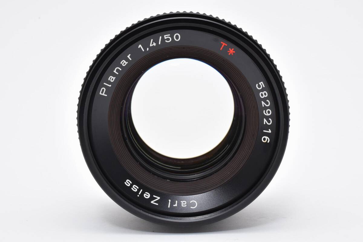 【 良品 】コンタックス CONTAX Carl Zeiss Planar T* 50mm F1.4 AEJ C/Y 銘玉 美しいボケ* カールツァイス搭載レンズ★#2341g