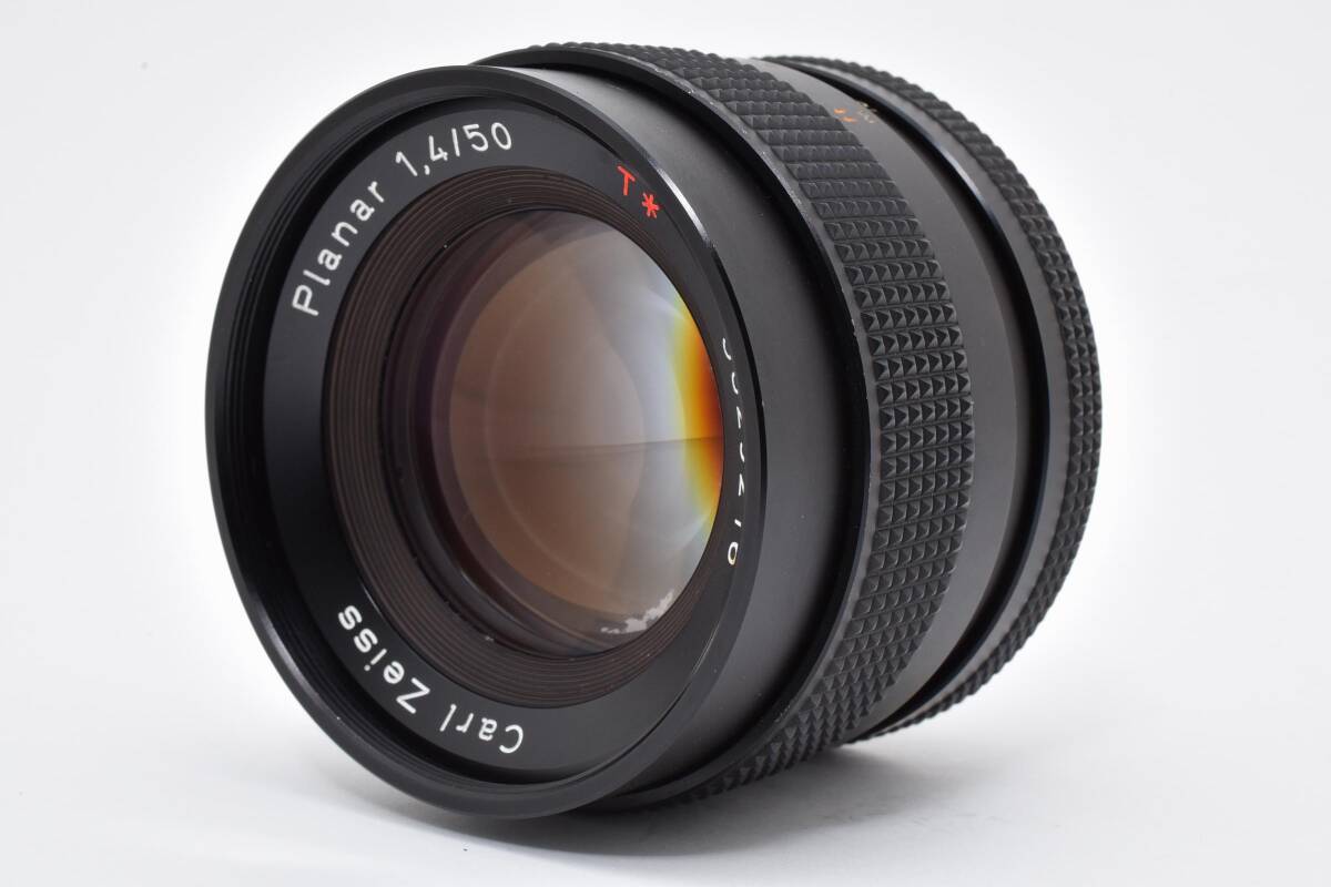 【 良品 】コンタックス CONTAX Carl Zeiss Planar T* 50mm F1.4 AEJ C/Y 銘玉 美しいボケ* カールツァイス搭載レンズ★#2341g