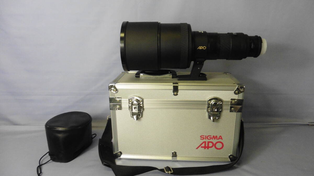 SIGMA望遠レンズ(ニコンAF用マウント)シグマAPO 500mm F/4.5　ジュラルミン収納函付き