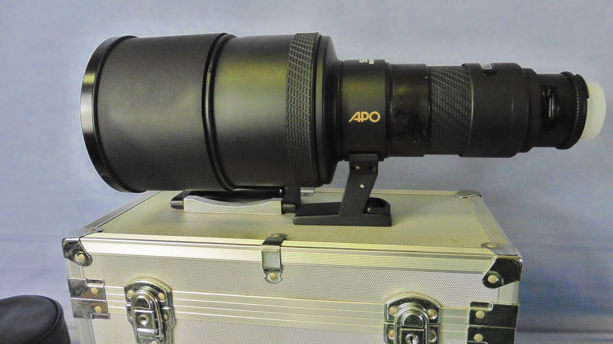 SIGMA望遠レンズ(ニコンAF用マウント)シグマAPO 500mm F/4.5 ジュラルミン収納函付き