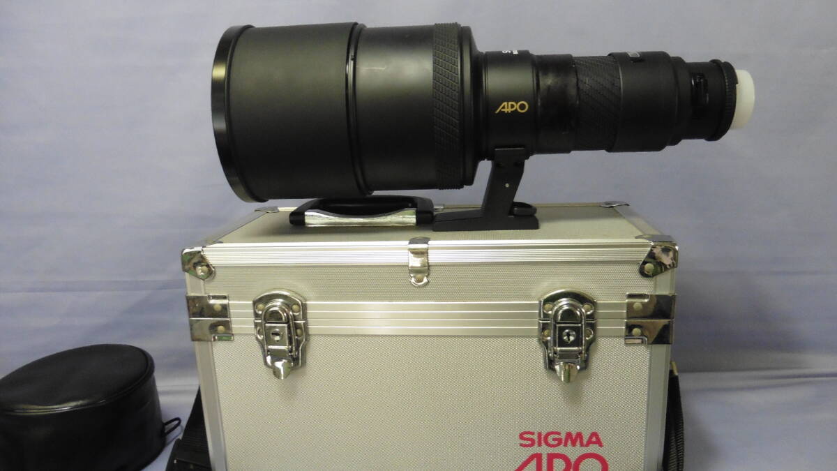 SIGMA望遠レンズ(ニコンAF用マウント)シグマAPO 500mm F/4.5 ジュラルミン収納函付き