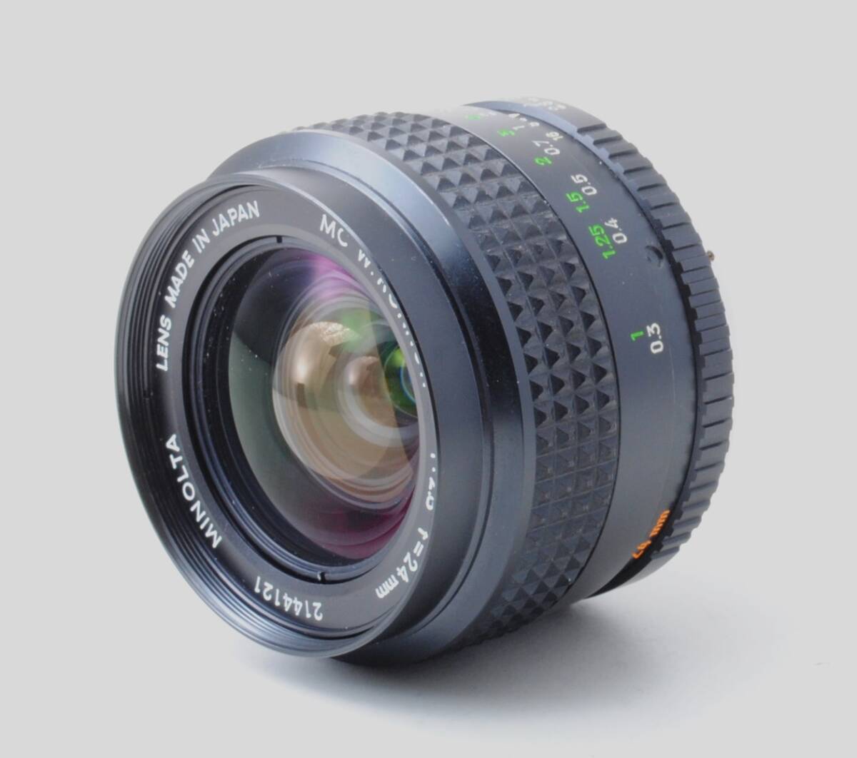 【動作品】ミノルタ MINOLTA MC W.ROKKOR-SI 24mm F2.8 単焦点レンズ #B0727⑥