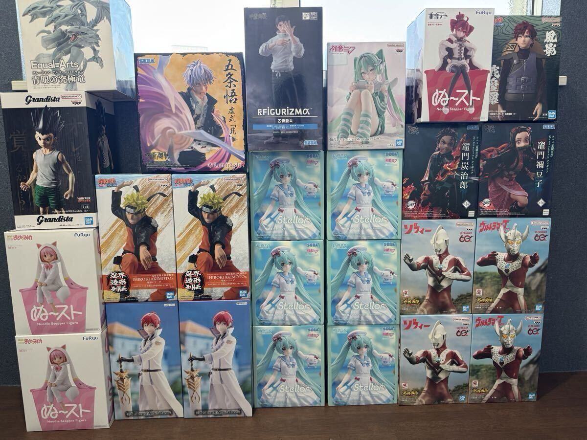 ナルト 呪術廻戦 鬼滅の刃 grandista ウルトラマン 五条悟 乙骨憂太 ゴン 初音ミク 最新プライズフィギュア 25体セット まとめ売り