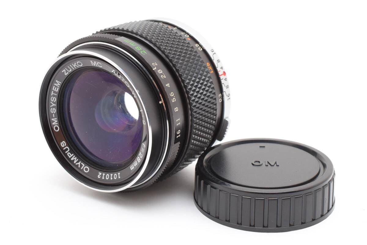 【美品】OLYMPUS OM-SYSTEM ZUIKO AUTO-W 28mm F2 #450