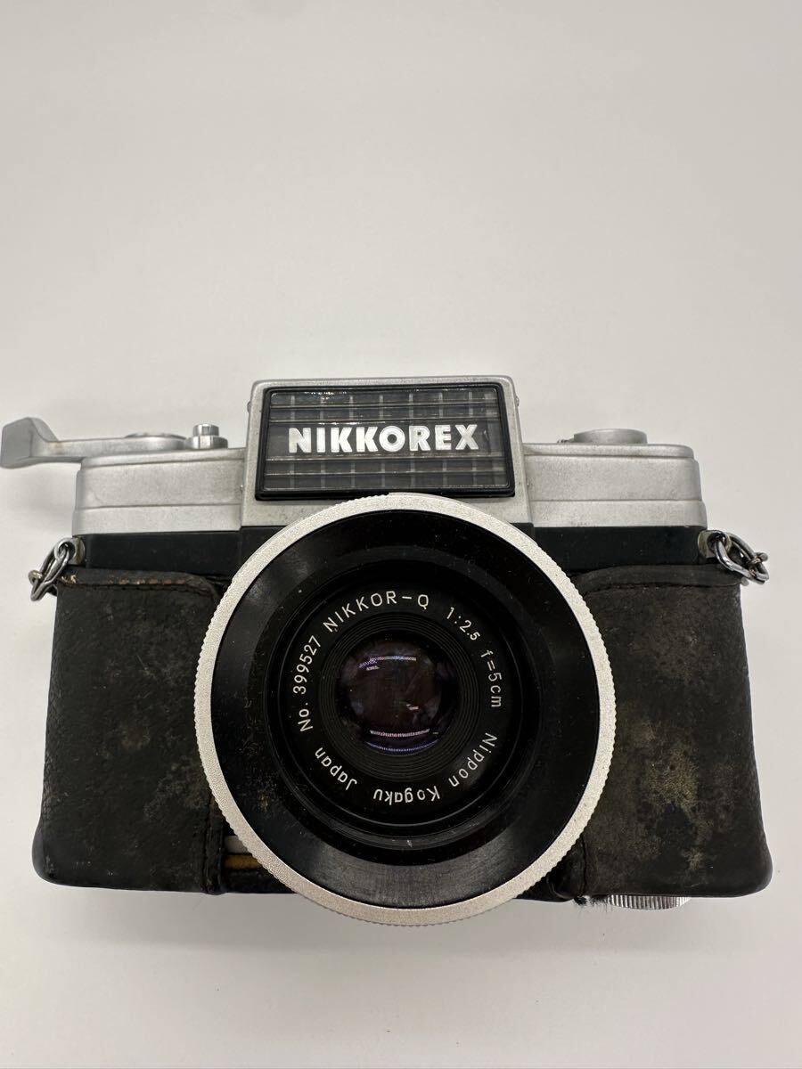 NIKKOREX F フィルム一眼レフカメラ NIKKOR-Q 5cm F2.5 レンズ付 