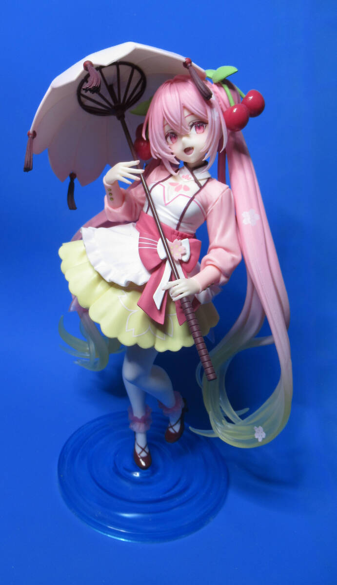【送料無料】桜ミク　AMP+フィギュア~　桜ドレスVer.【美品】箱なし