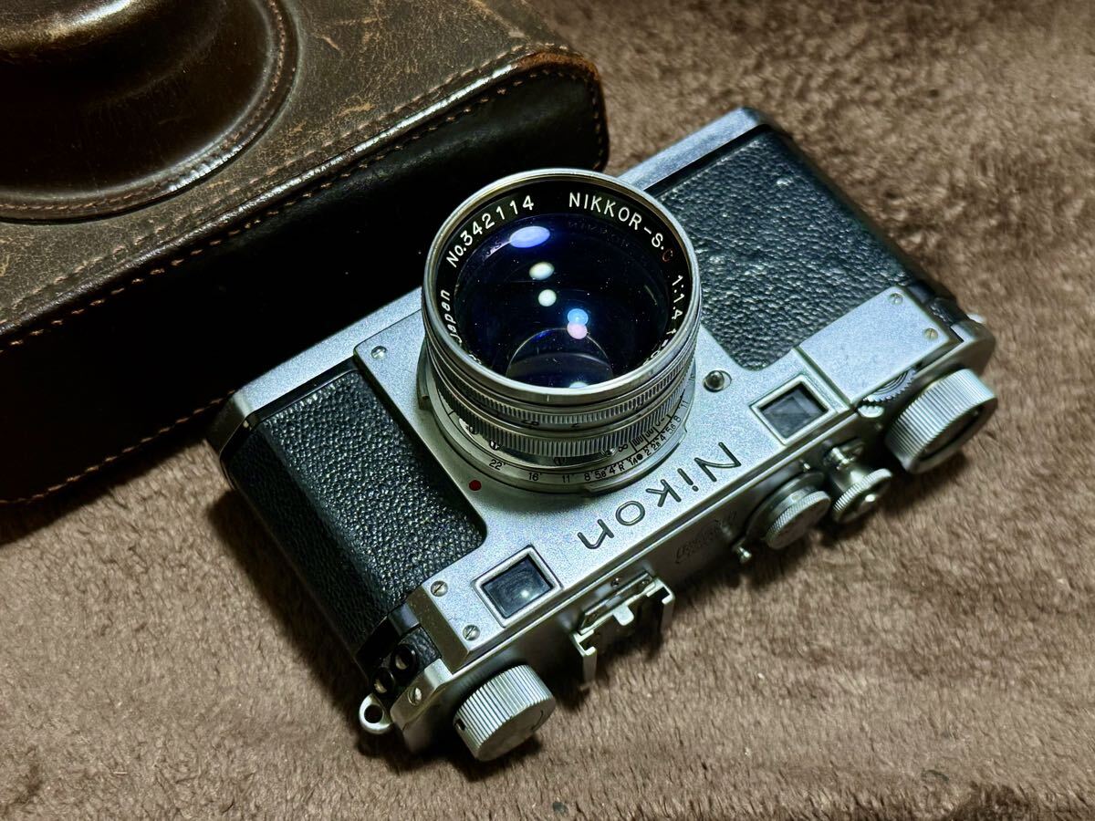 【レンズ美品＆動作品】国産Sマウント35㎜カメラ　ニコンS型　Nikon S 24x36mm判