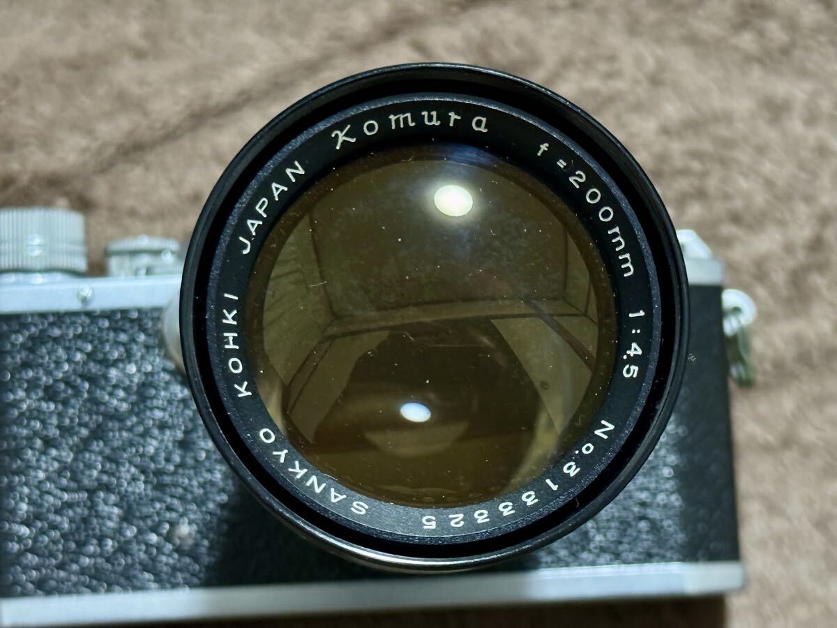 【望遠レンズ2本付・動作品】国産Lマウント35㎜カメラ キャノンIIB型 ボディ Canon IIB Body 24x36mm判