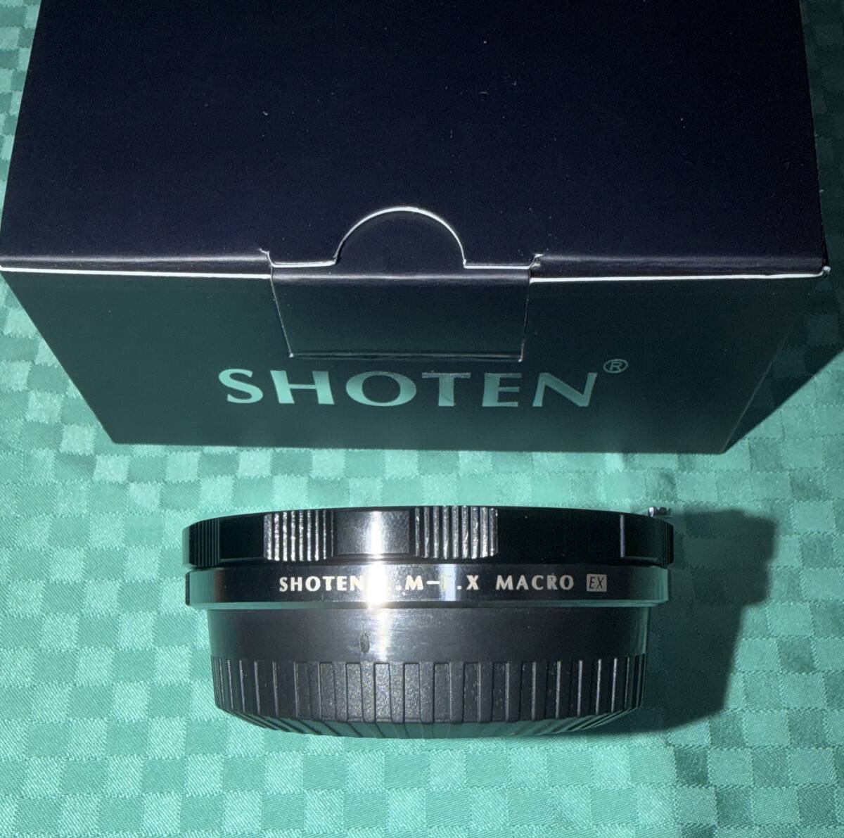 【新品同様】SHOTEN LM-FX M (B)（ライカMマウントレンズ → 富士フイルムXマウント変換）ヘリコイド付きマウントアダプター ブラック