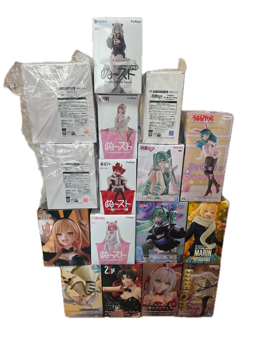 初音ミクその着せ替え人形は恋をするホロライブまどマギブラックラグーン等プライズフィギュア16個セット