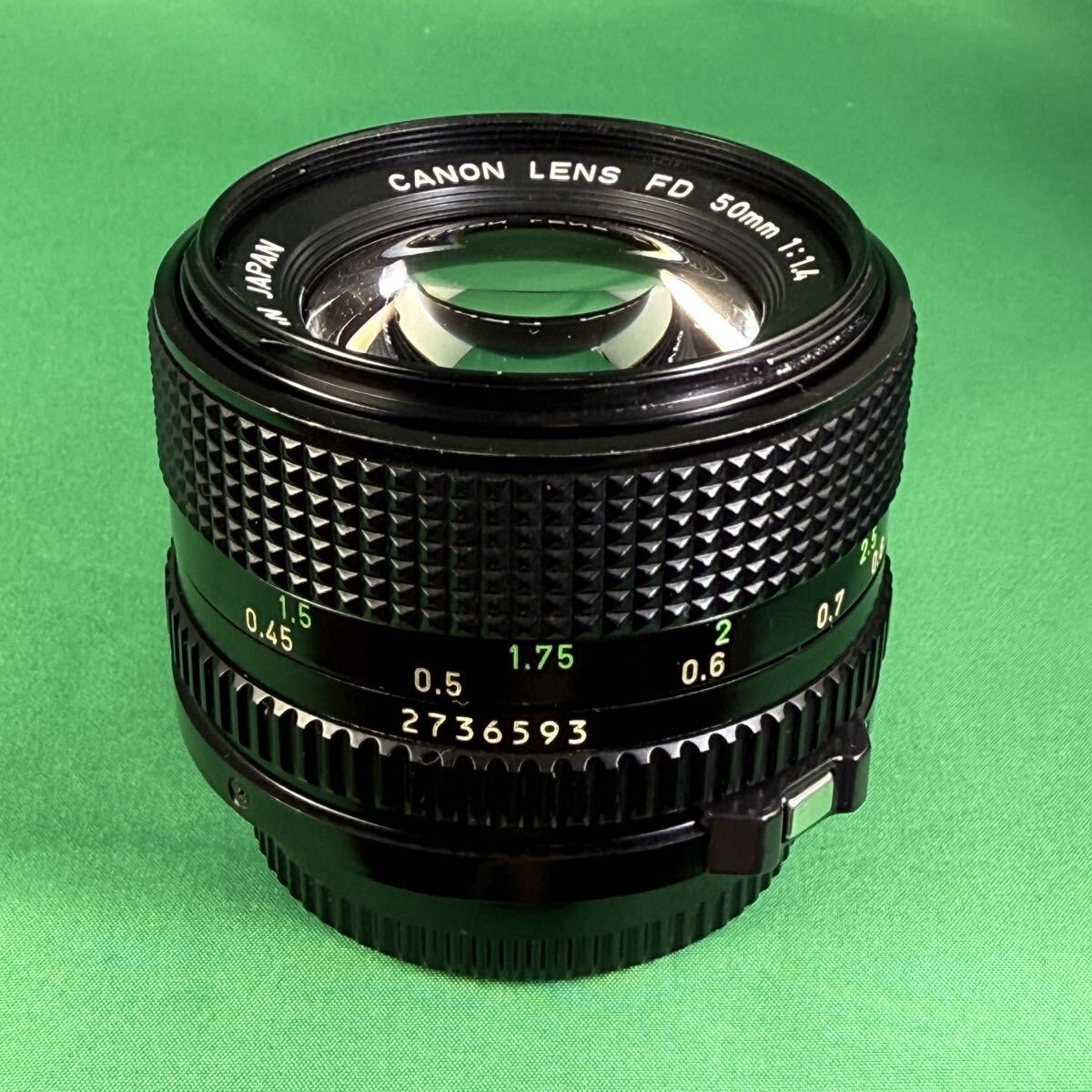 ★良品★Canon LENS New FD 50mm F1.4 マニュアルフォーカス 単焦点レンズ