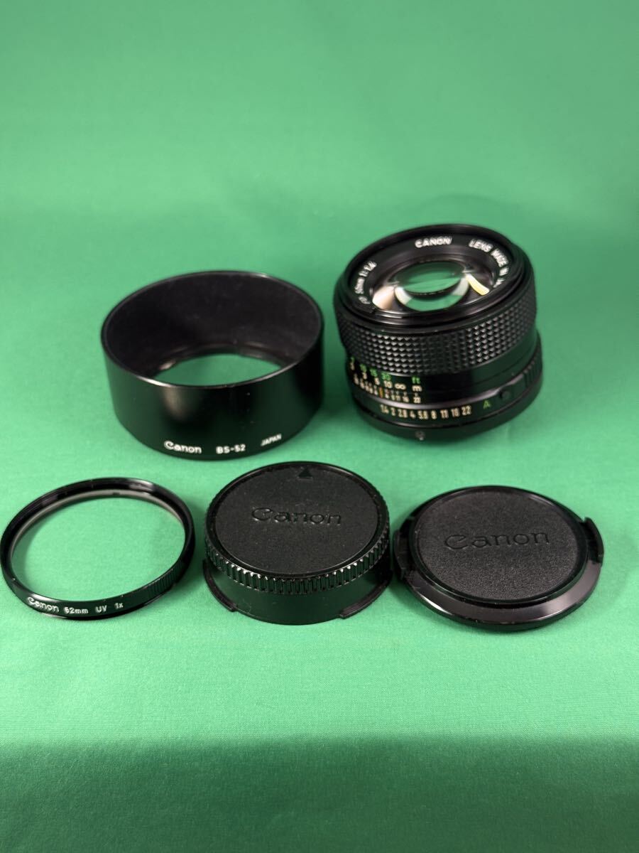 ★良品★Canon LENS New FD 50mm F1.4 マニュアルフォーカス 単焦点レンズ