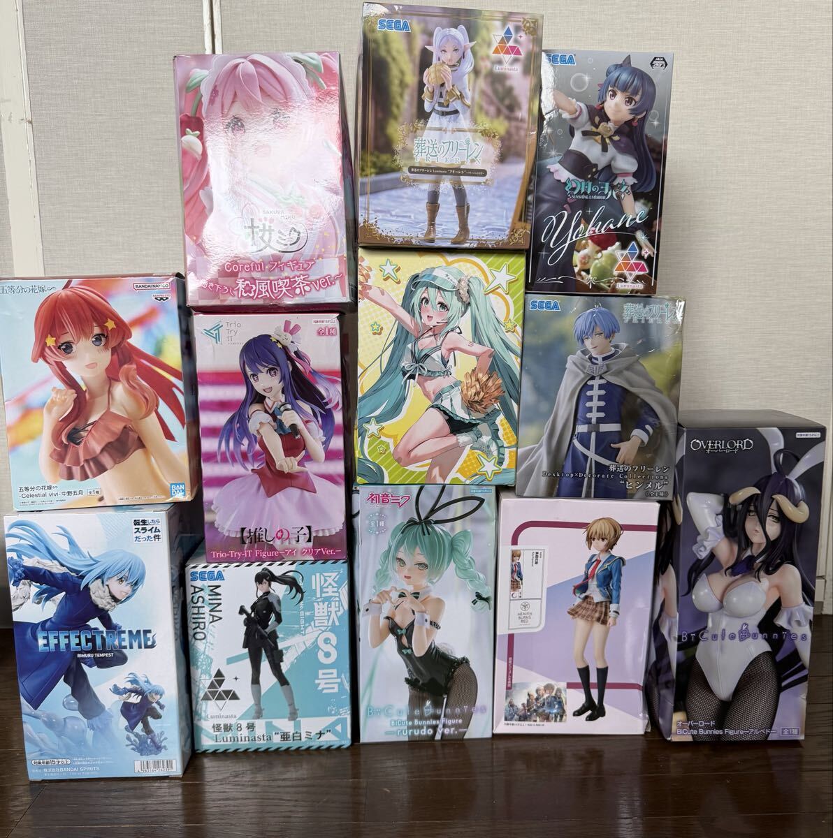 フィギアまとめ売り！12体 美少女系フィギュア 初音ミク 転スラ　怪獣８号