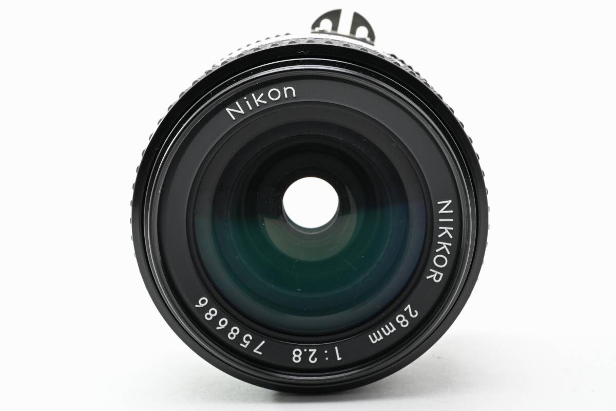 【新品級】ニコン Nikon Ai-s Nikkor 28mm F2.8 寄れる銘玉 単焦点 ニコン Fマウント 動作良好★ #K2378e
