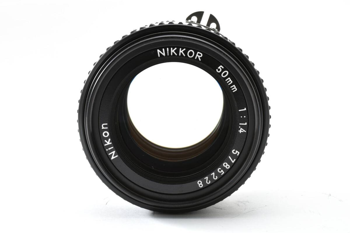 【美品】Nikon Ai-s NIKKOR 50mm F1.4 標準 単焦点 美しいボケ ニコン Fマウント 動作良好★ #K2391d
