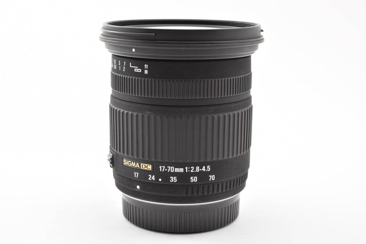 【極美品】シグマ SIGMA 17-70mm F2.8-4.5 DC SONY MACRO Aマウント 大口径 標準ズームレンズ 動作光学共に良好! フード付★ #K2417b