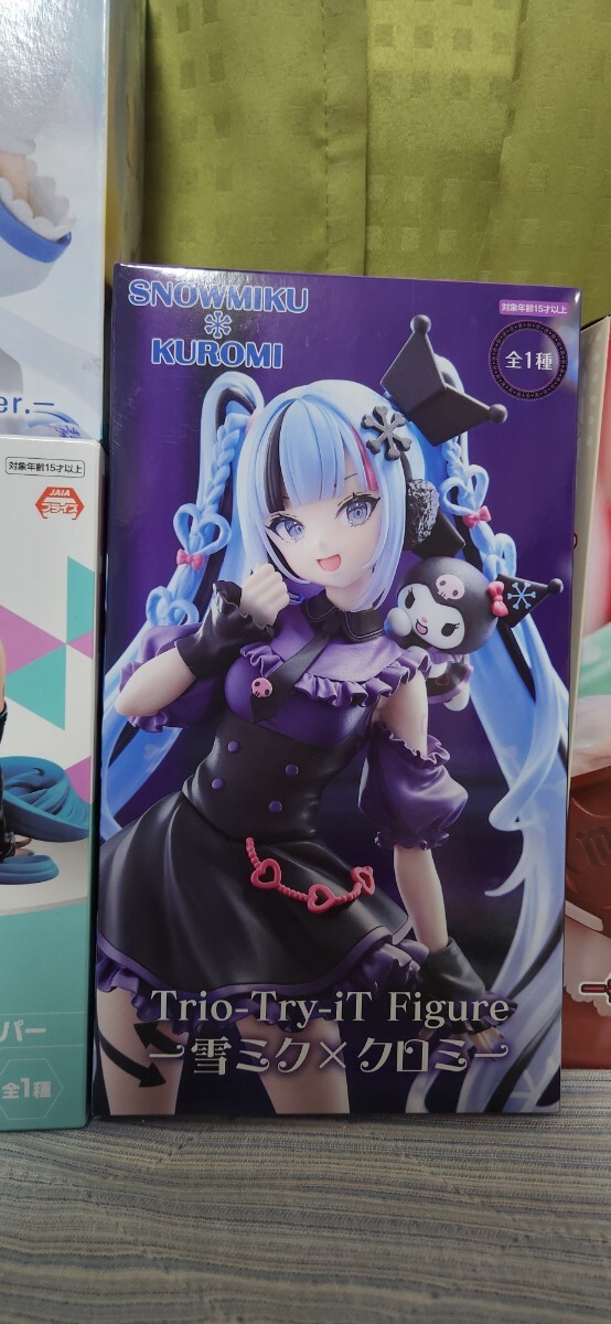 初音ミク 巡音ルカ フィギュア 雪ミク クロミ チロル プライズ ぬーどるストッパー レア物 新品未開封