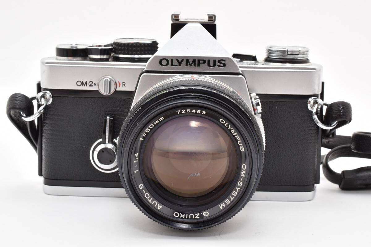 【動作品】 OLYMPUS OM-2N + G.ZUIKO AUTO-S 50mm F1.4 単焦点 標準レンズ
