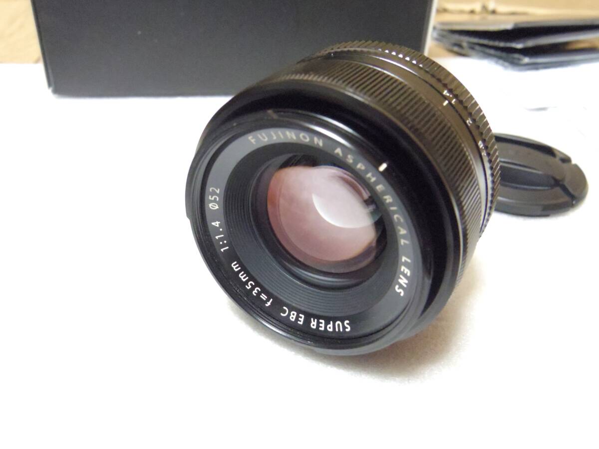 ■送料無料 ショーケース内の展示品 保証付き 富士フイルム フジノンレンズ XF35mmF1.4 R■