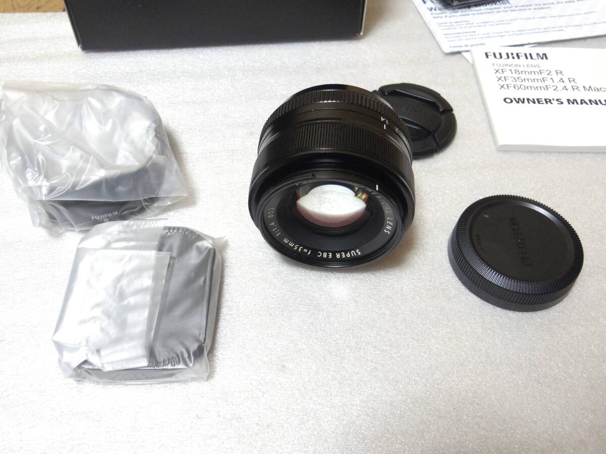 ■送料無料 ショーケース内の展示品 保証付き 富士フイルム フジノンレンズ XF35mmF1.4 R■
